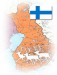 mapa Finska